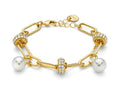 Kiara pearl bracciale donna in ottone e zirconi KBRD1769G