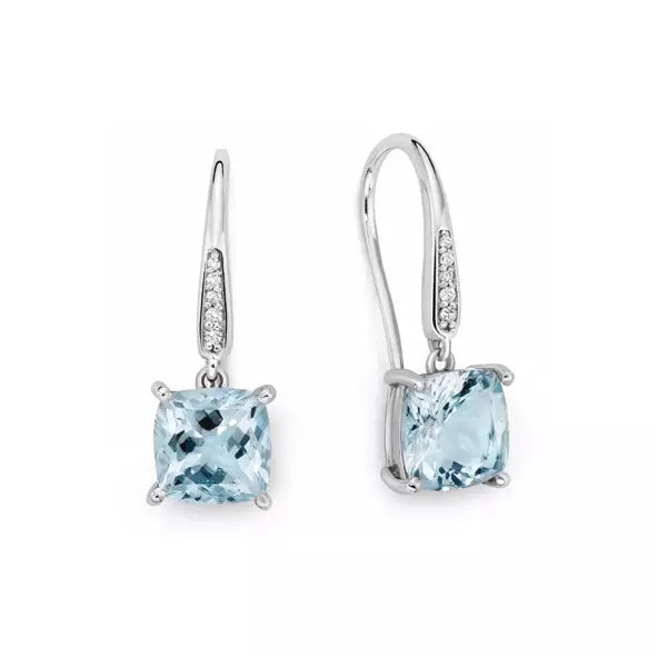 Damenohrringe Aquamarin Gold Donnaoro loa10157.004