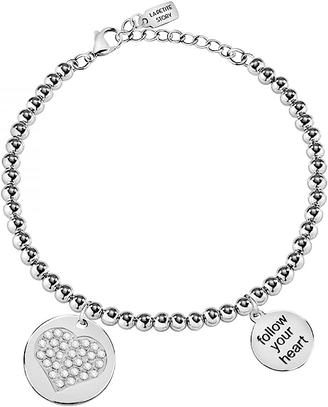 La Petite Story Damenarmband, Kollektion Love, aus Stahl, Stein - LPS05ASD10