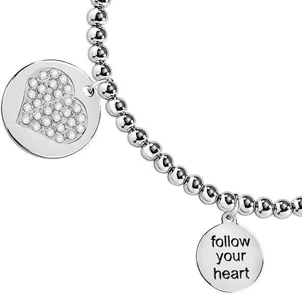 La Petite Story Damenarmband, Kollektion Love, aus Stahl, Stein - LPS05ASD10