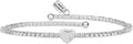 La Petite Story dracciale da donna, collezione lux bangles, in ottone, cristalli - LPS05AQC01