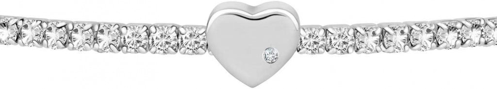La Petite Story dracciale da donna, collezione lux bangles, in ottone, cristalli - LPS05AQC01