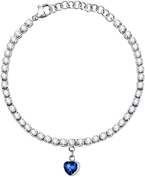 La Petite Story love Armband Damen Edelstahl, Kristalle Tennis-Stil - LPS05ASD27