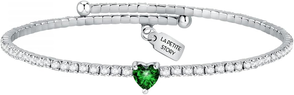 La Petite Story love bracciale donna in ottone, cristalli - LPS05ASD22