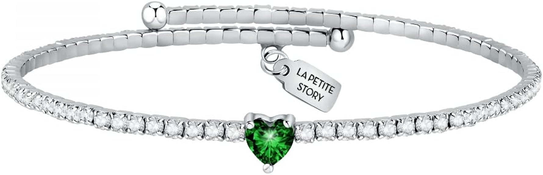 La Petite Story love bracciale donna in ottone, cristalli - LPS05ASD22