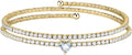 La Petite Story love bracciale donna in ottone, cristalli - LPS05ASD24