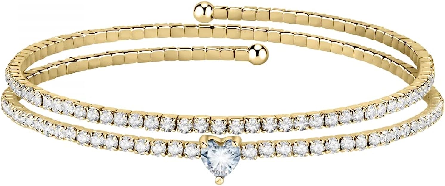 La Petite Story love bracciale donna in ottone, cristalli - LPS05ASD24