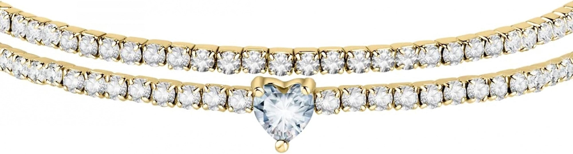 La Petite Story love bracciale donna in ottone, cristalli - LPS05ASD24