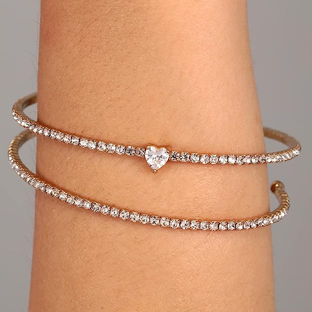 La Petite Story love bracciale donna in ottone, cristalli - LPS05ASD24