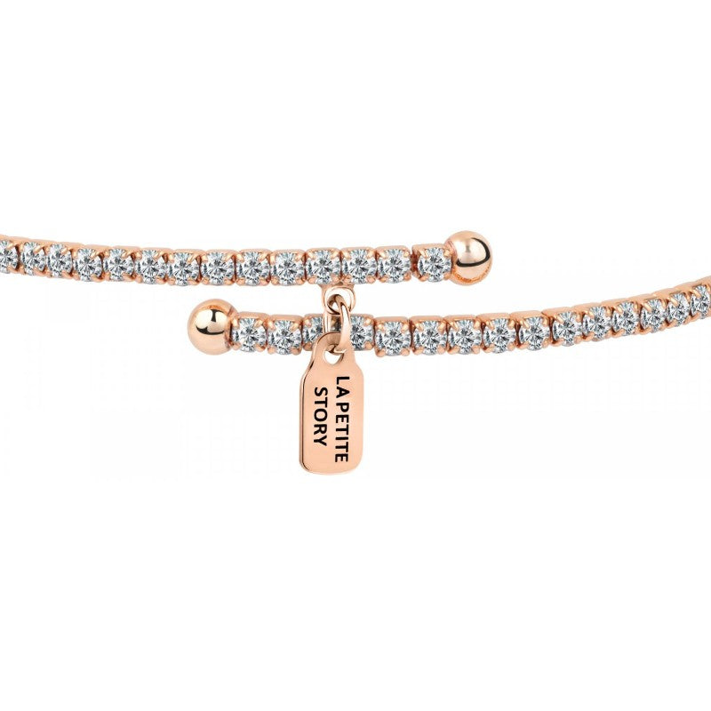 Le Petite Story donna bracciale myself con farfalla rosè lps05ase06