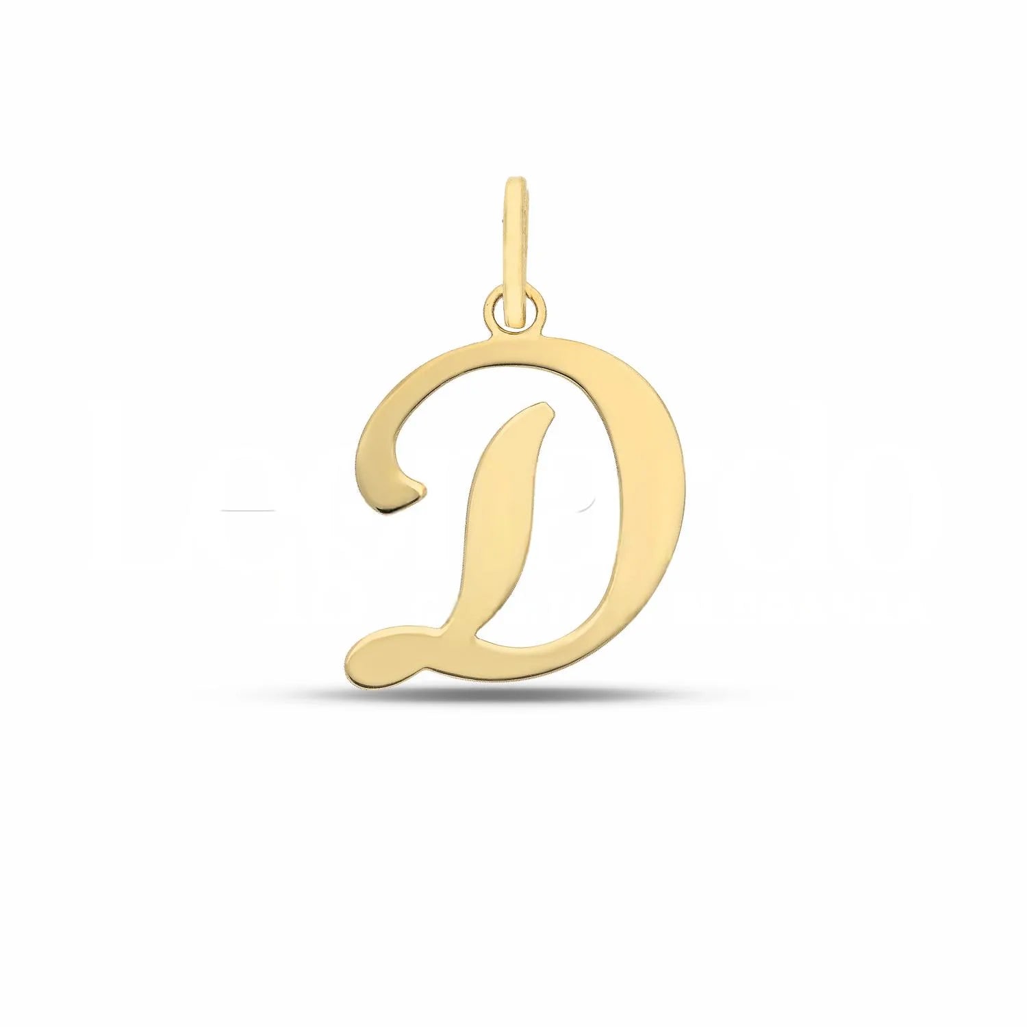Pendente Letterina in Oro giallo 18 Carati