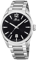 Lotus Analoguhr Quarz Herren mit Edelstahlarmband 18692/3