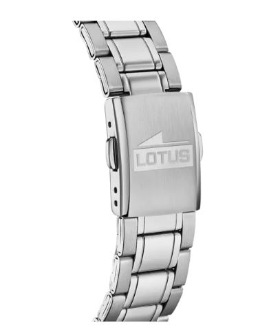 Lotus Uhr Modell 18786/1 aus der Junior-Kollektion, 36 mm blaues Gehäuse mit Edelstahlarmband