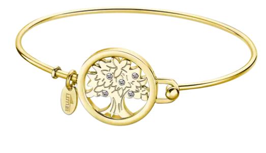 Lotus style bracciale donna in acciaio dorato con albero della vita ls2119-2/3