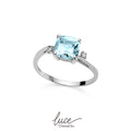 Damenring Aquamarin in Gold dhaa7190.003 Donnaoro