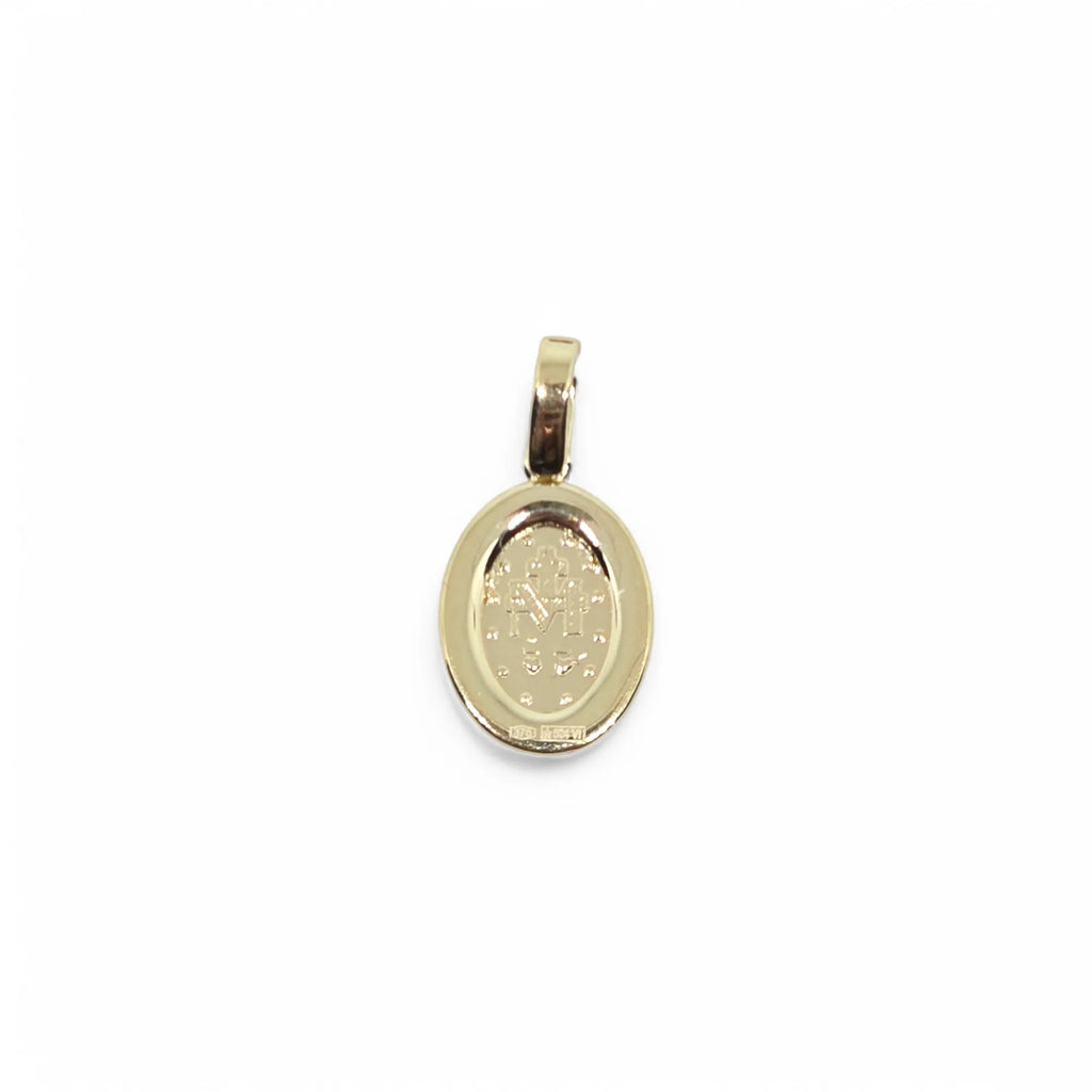Medaglia Madonna miracolosa in oro giallo 9 carati