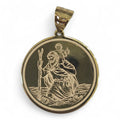 Medaglia San Cristoforo in Oro 9 Carati