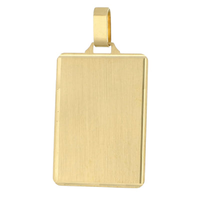 Medaglia personalizzabile in oro giallo 18kt