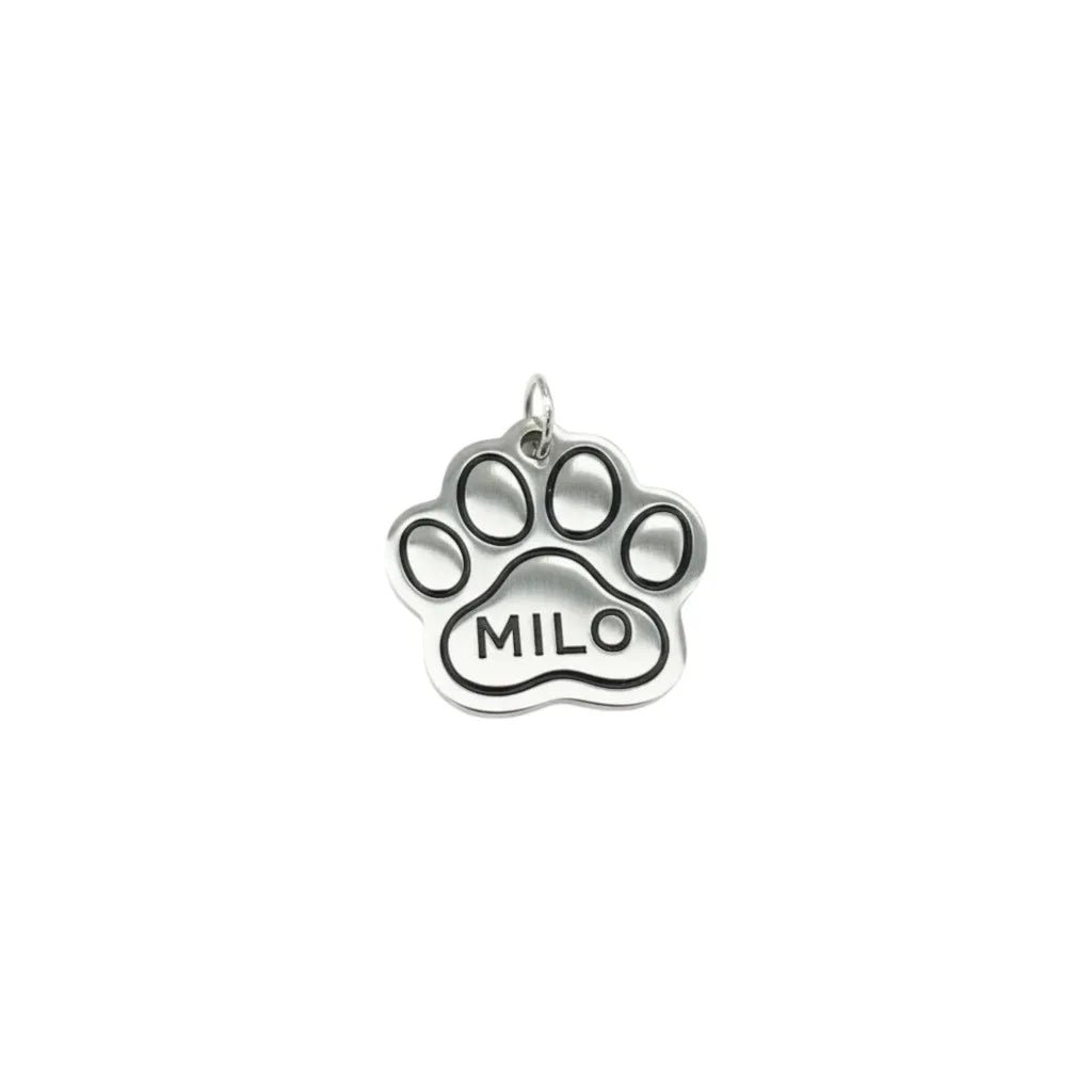 Medaglietta in Argento 925 Personalizzata per Cane e Gatto