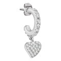 Damen-Einzelohrring La Petite Story single earrings LPS02ARQ38 Herzanhänger