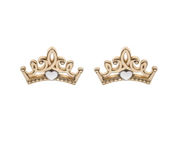 Orecchini Disney bambina princess oro 9 kt e400918l