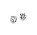 Orecchini DonnaOro luce in oro bianco e diamanti 0,10ct DHOF9395.010