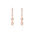 Orecchini Flat in bronzo dorato rosa Unoaerre donna1567
