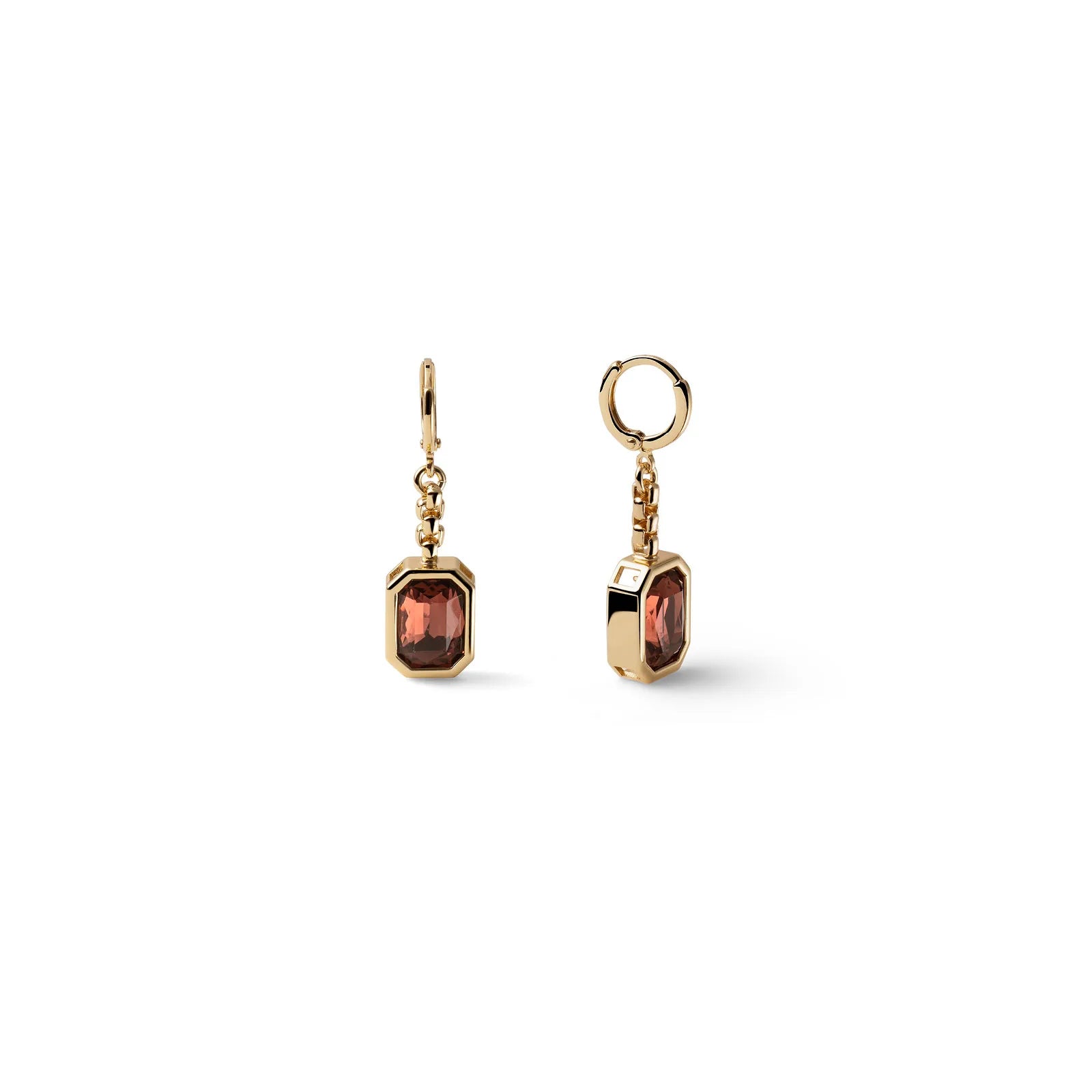 Orecchini Joya cristallo marrone Unoaerre donna 2837