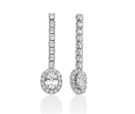 Orecchini Kiara donna in ottone e zirconi pendenti kerd2048b