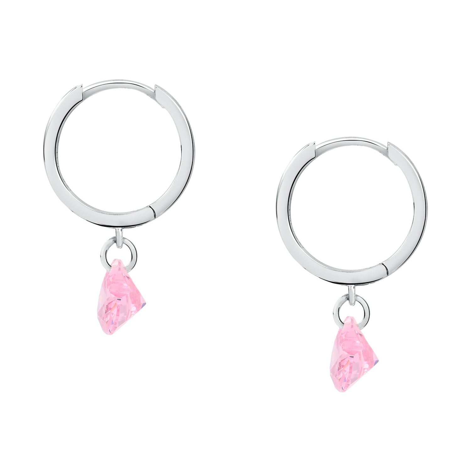 Orecchini Le petite story in argento donna con cuore pendente lps01awv10
