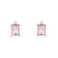 Orecchini Lobo Punto Luce violet ottone rosa cristallo Stroili donna 1685978