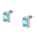 Orecchini Morellato in argento con pietra azzurra