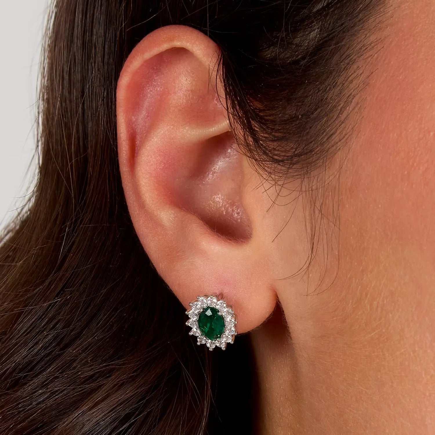 Orecchini Morellato in argento con pietra verde SAIW286
