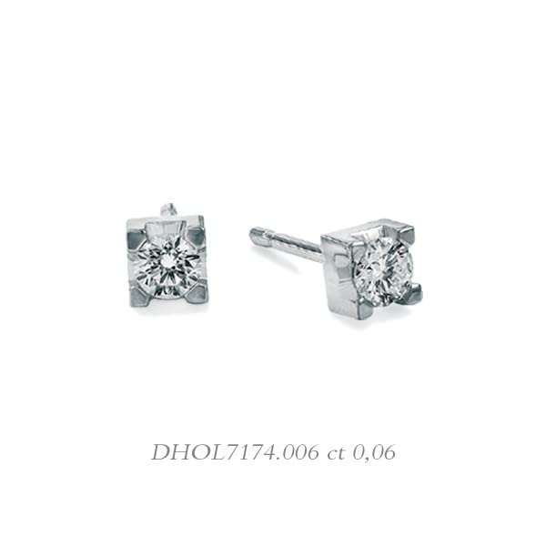 Orecchini Punto Luce DonnaOro in oro 18kt con Brillante DHOL7174.006