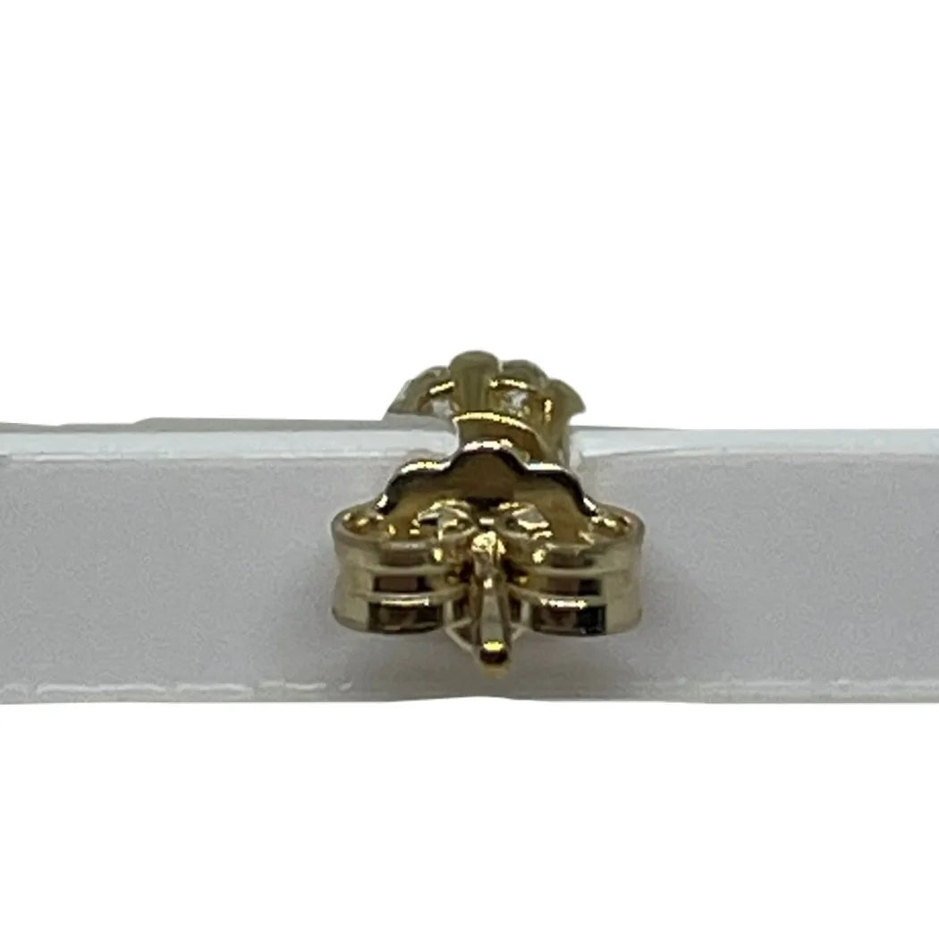 Orecchini Punto Luce in Oro Giallo 9 Kt con Zircone Igold