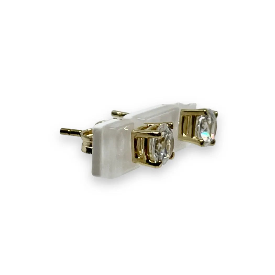 Orecchini Punto Luce in Oro giallo 9 Kt con Zirconi Igold