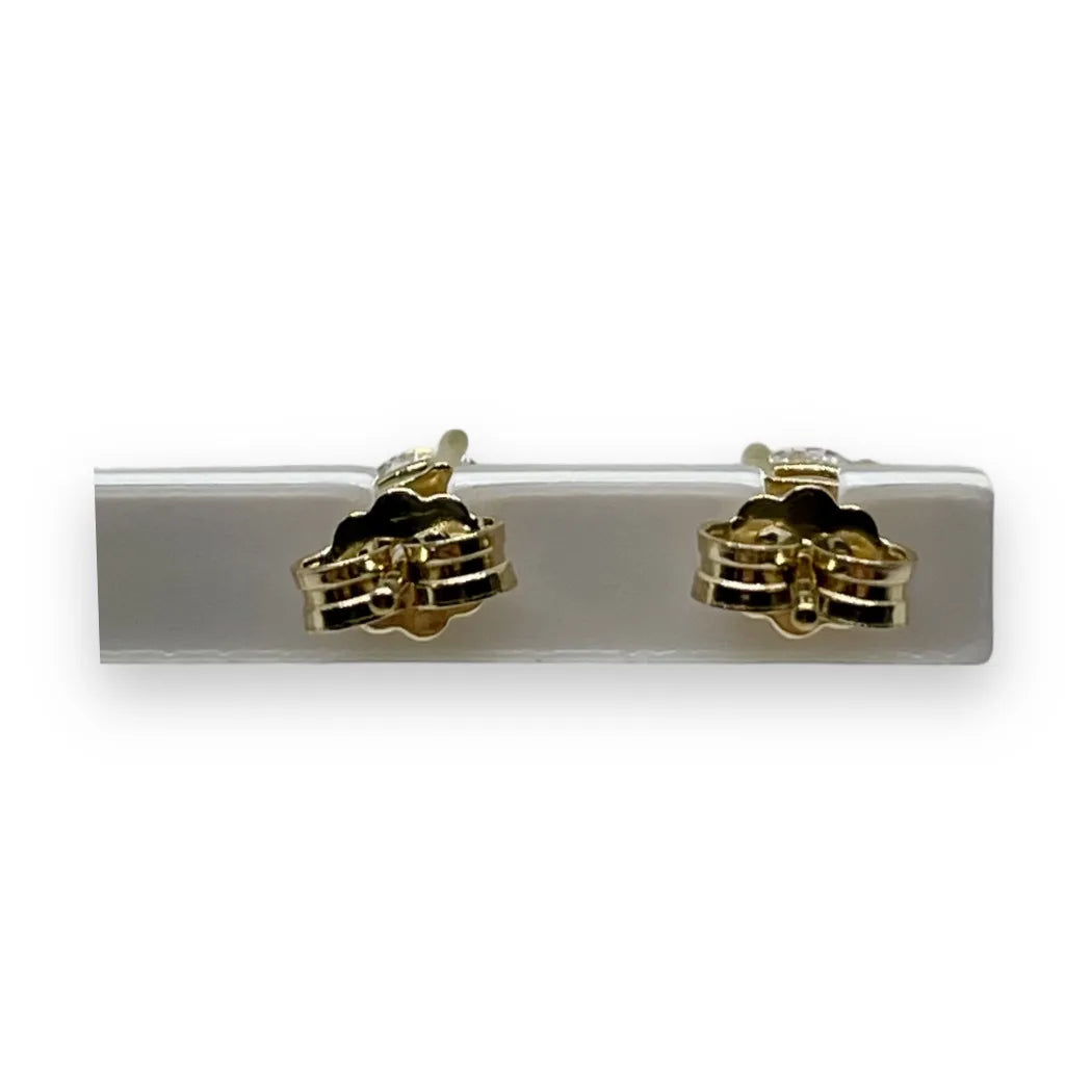 Orecchini Punto Luce in Oro giallo 9 Kt con Zirconi Igold