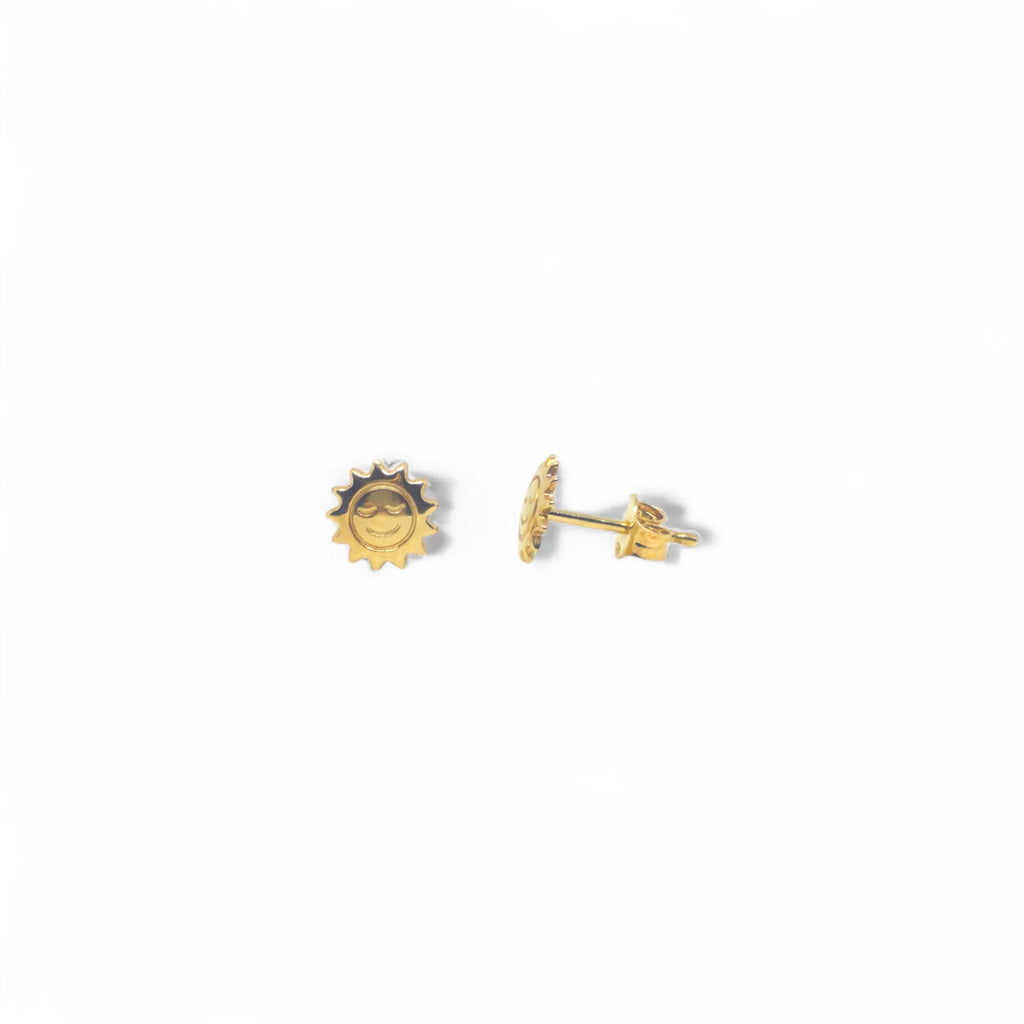 Orecchini Sole Bambina in Oro 18kt Gioielli Solari e Adorabili