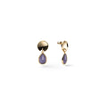 Orecchini Unoaerre Joya goccia viola 2866