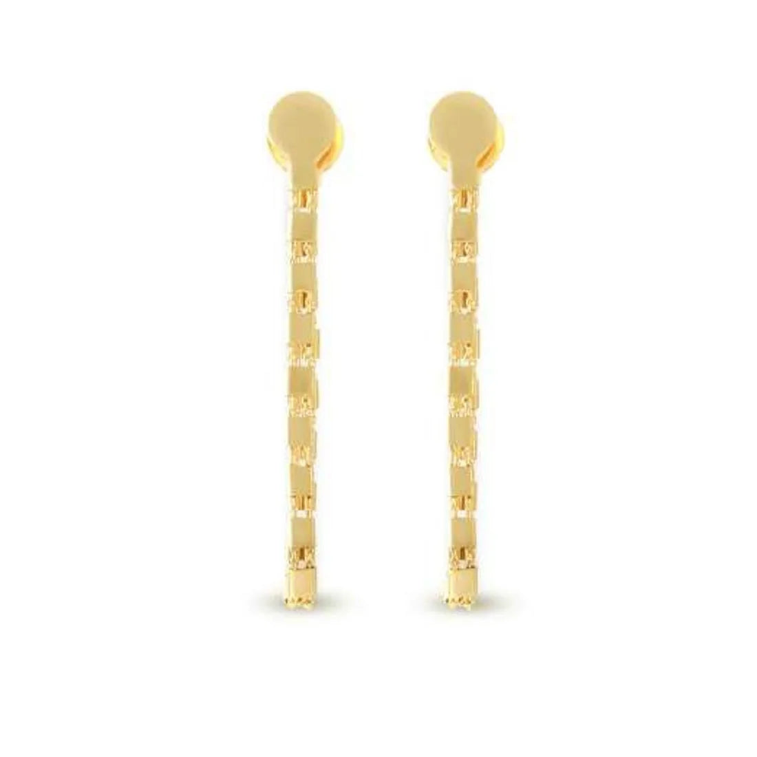 Orecchini Unoaerre donna pendenti in bronzo giallo a catena 2629
