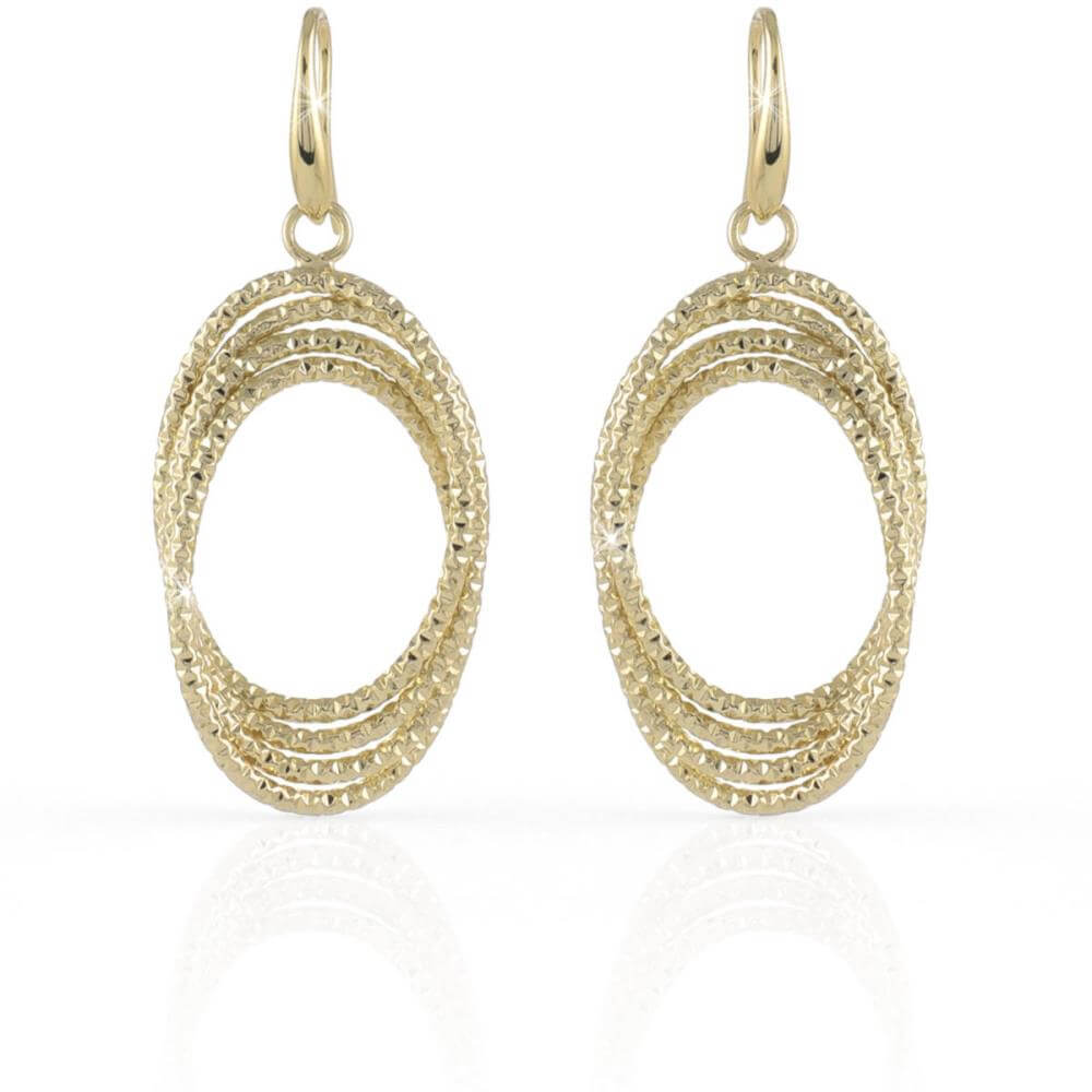 Orecchini Unoaerre in Bronzo di Forma Ovale – Bronze – 1089
