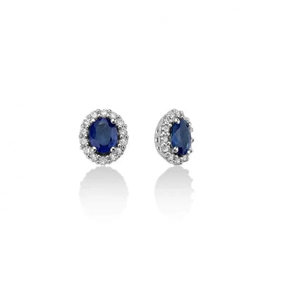 Boucles d'oreilles Yukiko avec saphirs et diamants ERD2393Y