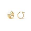 Orecchini a cerchietto donna Unoaerre in bronzo dorato 2596