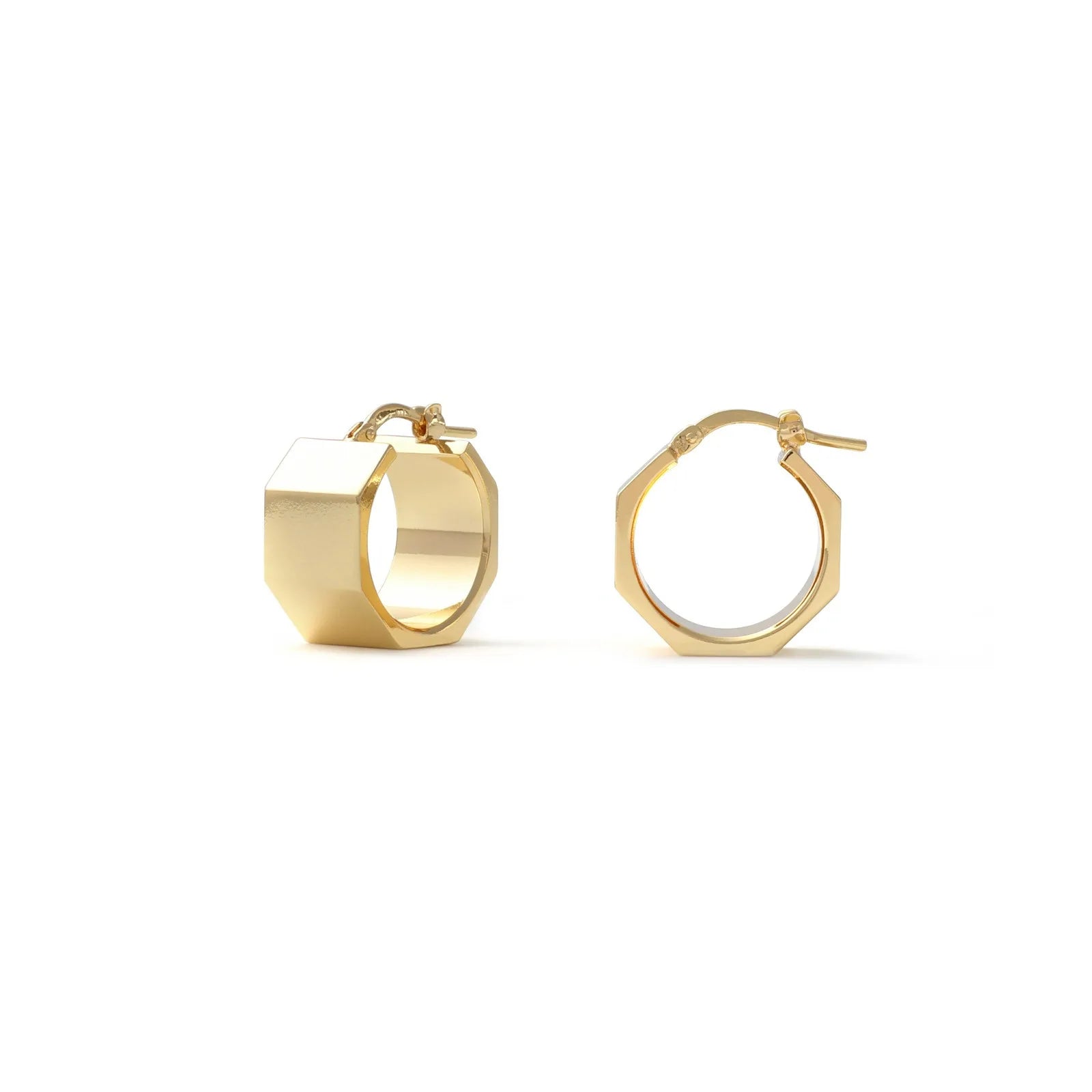 Orecchini a cerchietto donna Unoaerre in bronzo dorato 2596