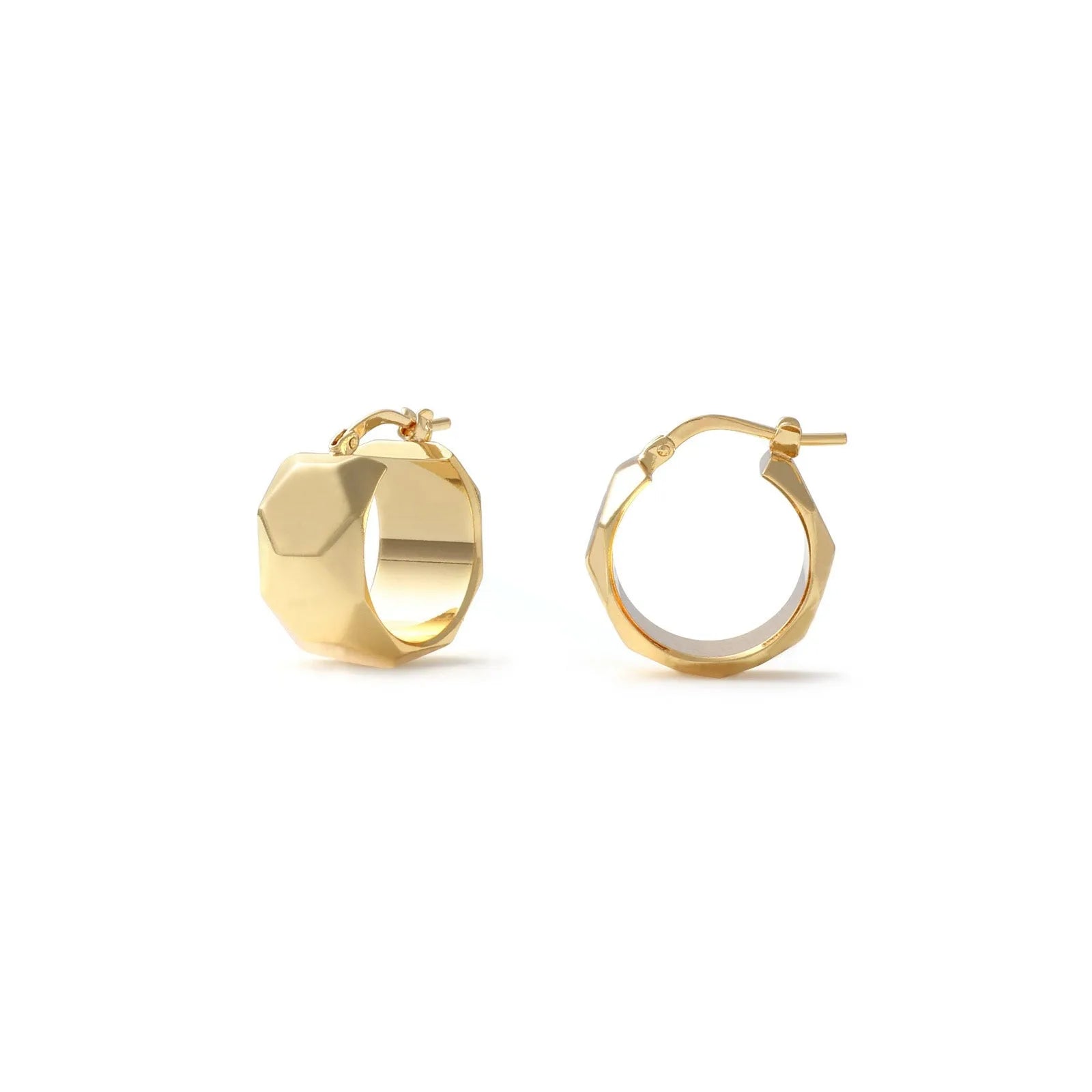 Orecchini a cerchio donna Unoaerre in bronzo dorato 2602