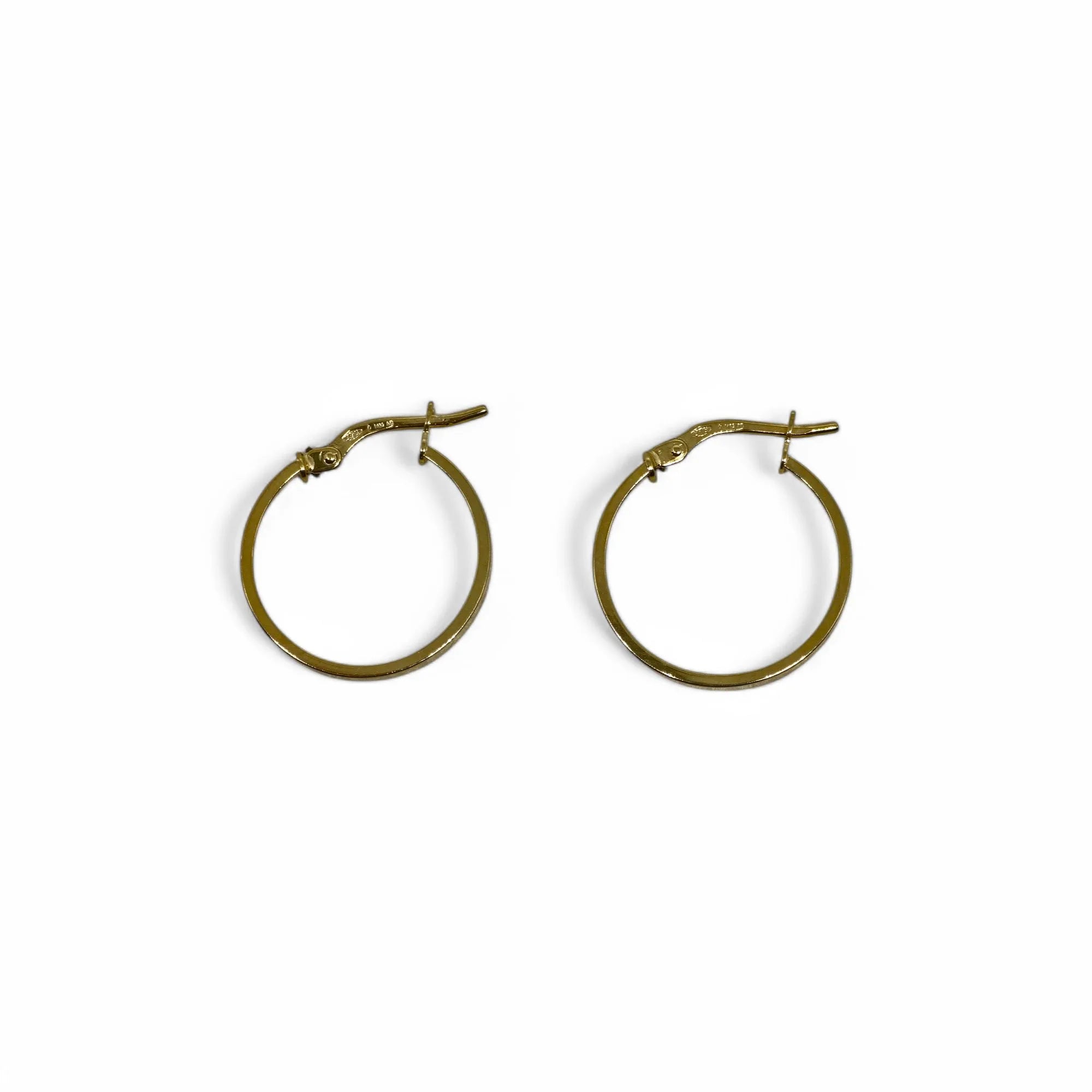 Orecchini a cerchio donna in oro giallo 9 kt