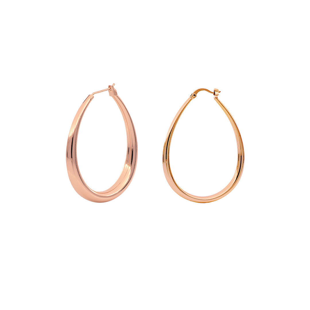 Orecchini a goccia in bronzo dorato rosa Unoaerre donna 1778