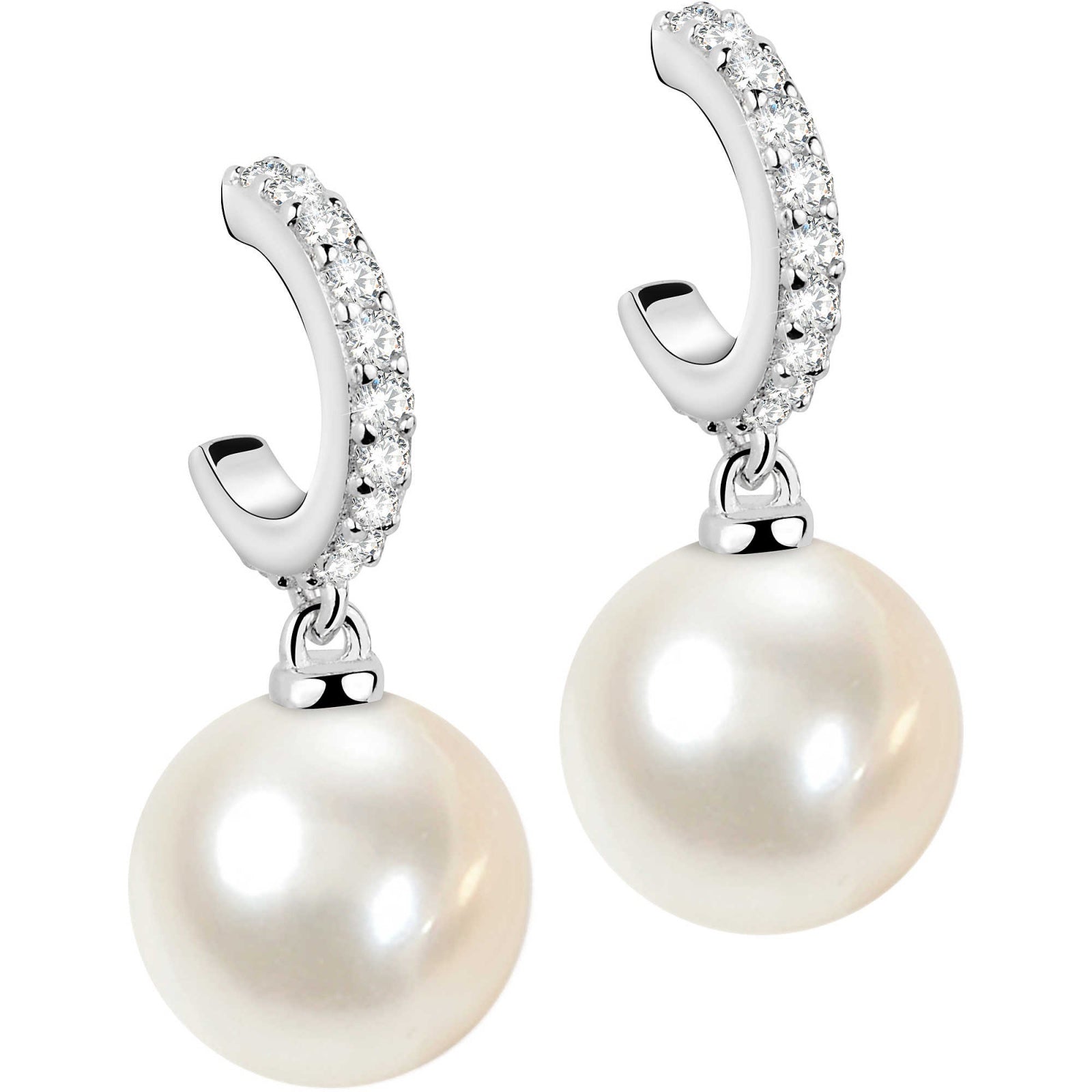 Orecchini argento donna gioielli Morellato con perla essenziale SANH03