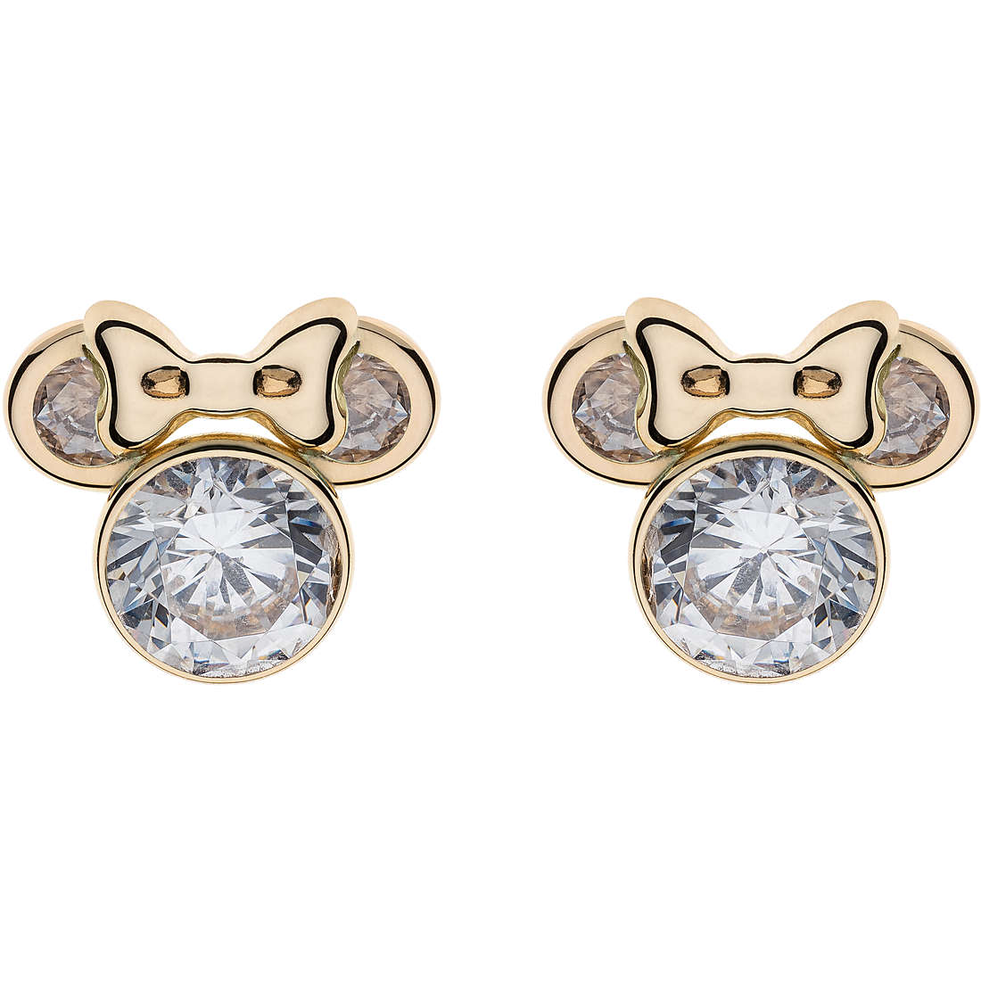 Orecchini bambina in oro gioielli Disney mickey mouse eg00015aprl.cs