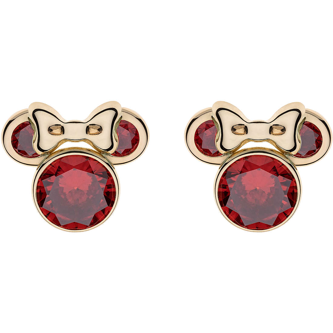 Kinder-Ohrringe aus Gold, Disney Mickey Mouse Schmuck, eg00015janl.cs